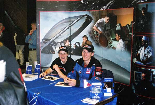DJ Eckstrom & Carl Schubitzke Sign Autographs At Duluth National Snocross